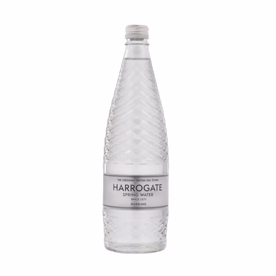 Harrogate Water Sparkling Glass Bottle 12 x 750ml