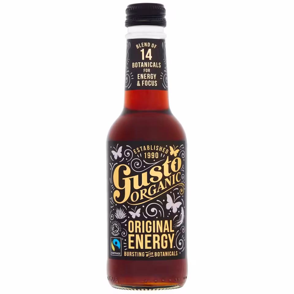 Organic Fairtrade Original Energy Drink 250ml (Gusto) | Multi