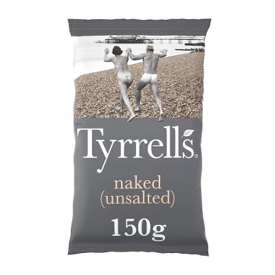 Tyrrells Naked-No Salt Crisps
