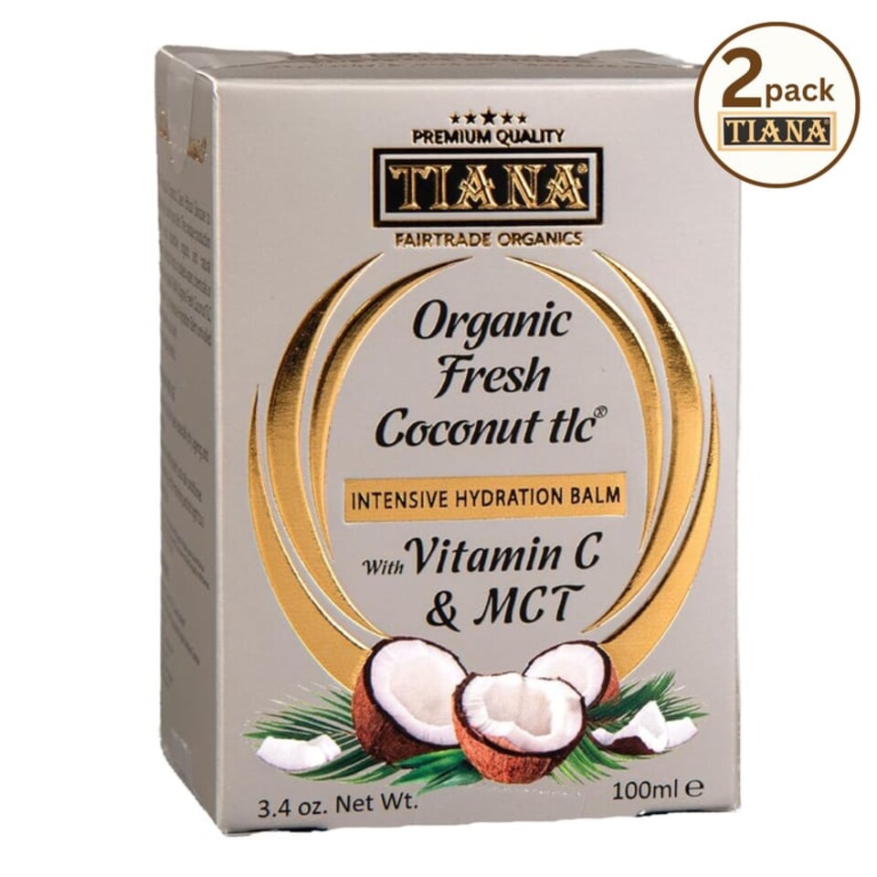 TIANA Fairtrade Organic Intensive Hydrating Face Balm Odourless 100ml P2 | White | 200g | 2