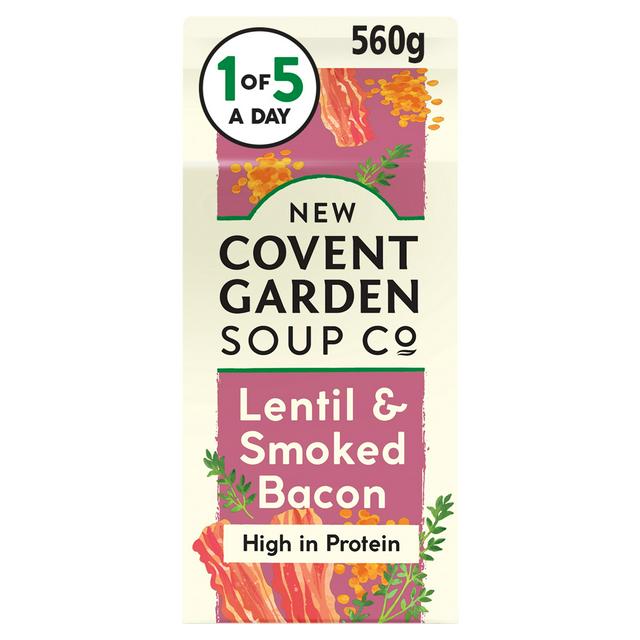 New Covent Garden Soup Co. Lentil & Smoked Bacon 560g