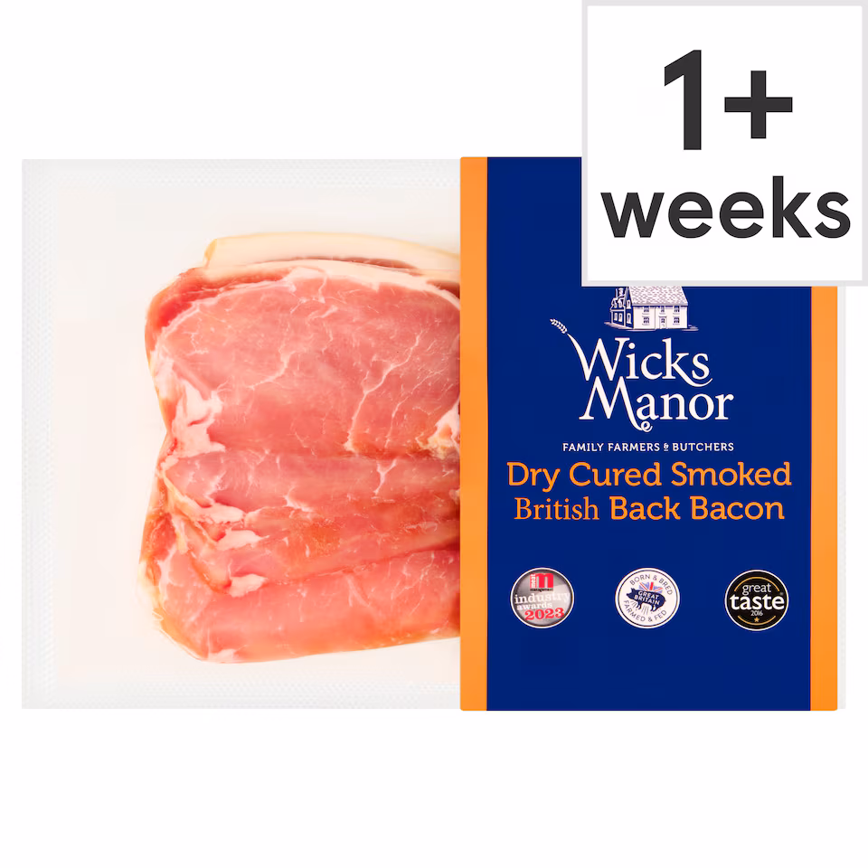 Wicks Manor Smoked Back Bacon 200G (L)