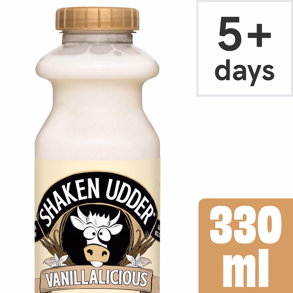 Shaken Udder Vanilla-Licious Milkshake 330Ml