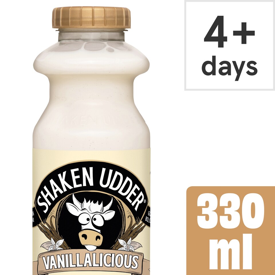 Shaken Udder Vanilla-Licious Milkshake 330Ml