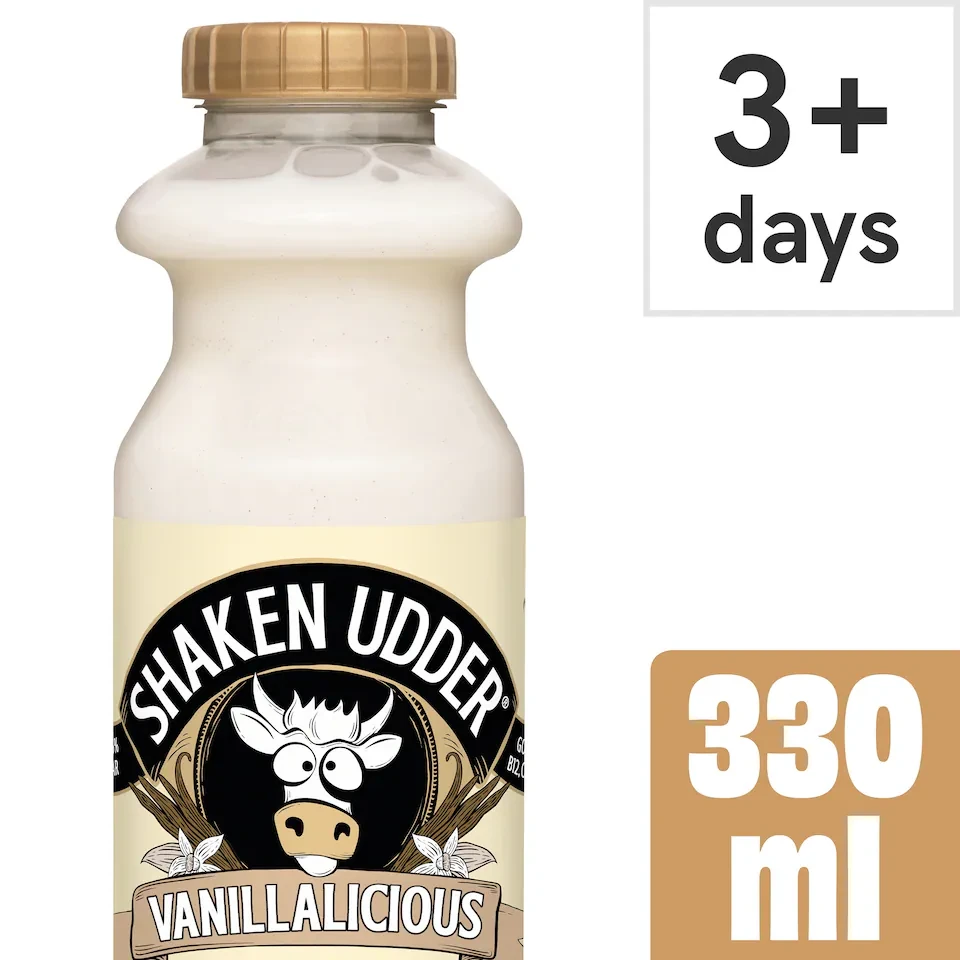 Shaken Udder Vanilla-Licious Milkshake 330Ml
