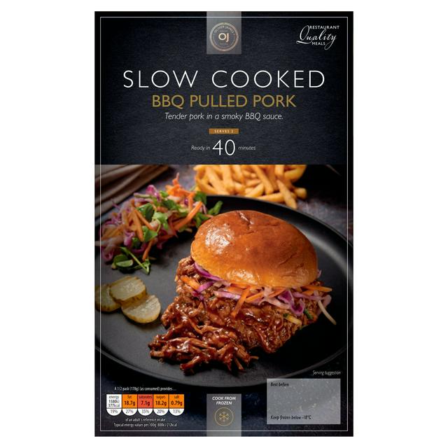Oliver James Slow Cooked BBQ Pulled Pork 400g