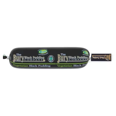 The Bury Black Pudding Company Vegetarian Black Pudding 220g