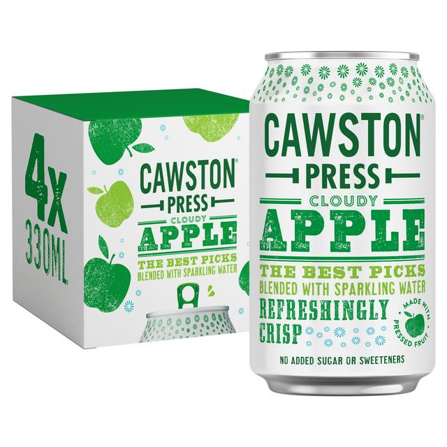 Cawston Press 4 x 330ml Cloudy Apple Sparkling Cans