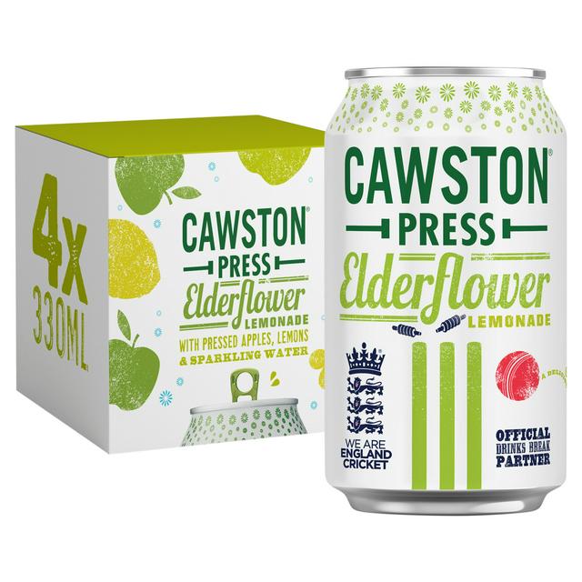 Cawston Press 4 x 330ml Elderflower Lemonade Sparkling Cans
