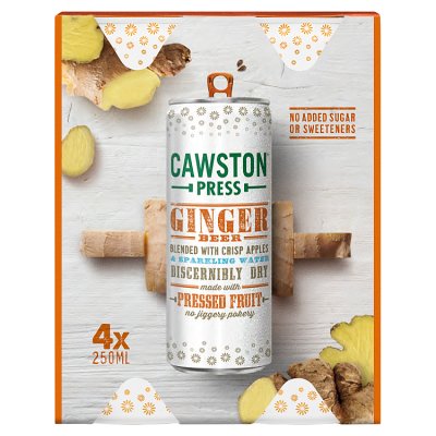Cawston Press Ginger Beer Cans