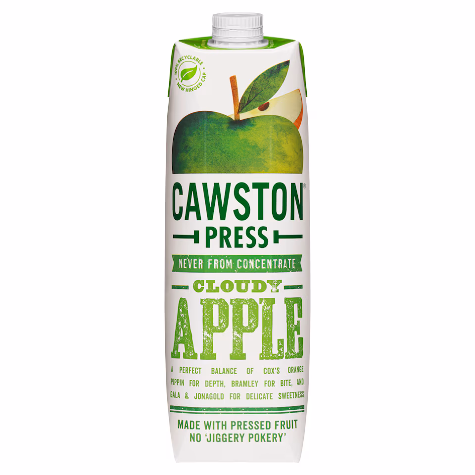 Cawston Press Cloudy Apple Juice 1 Litre