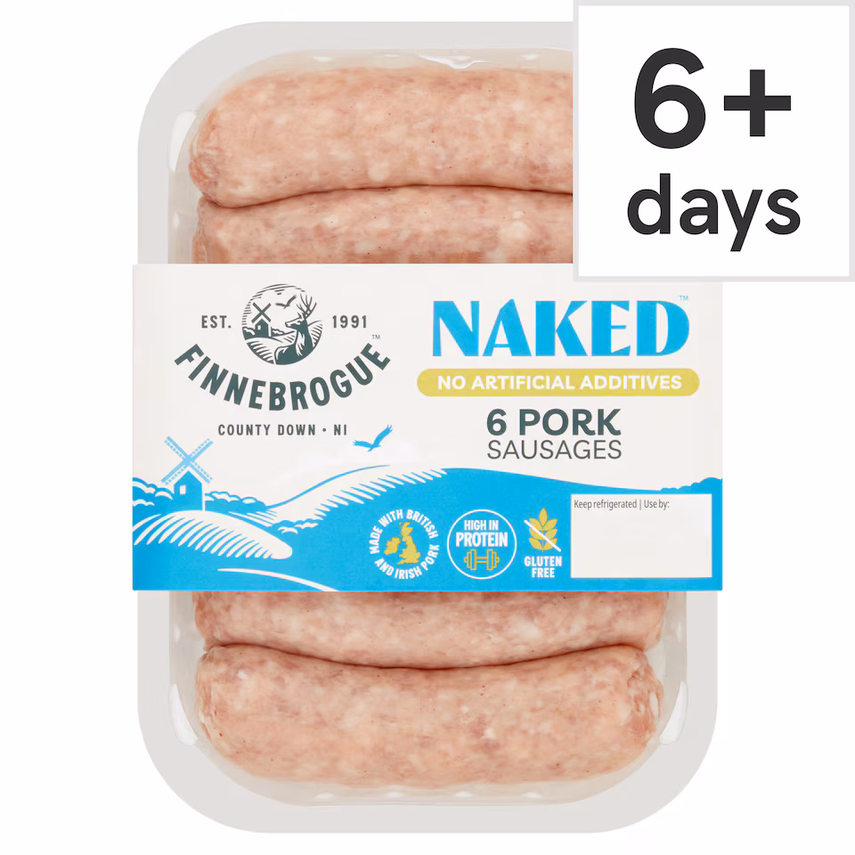 Finne Brogue Naked Ultimate Pork Sausage 400G