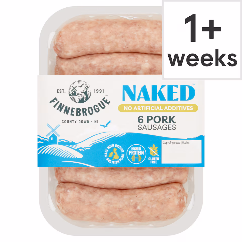 Finne Brogue Naked Ultimate Pork Sausage 400G
