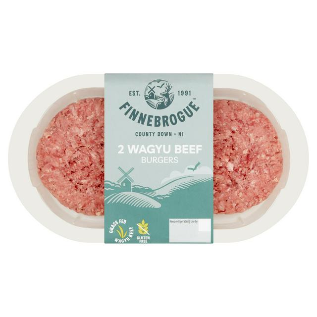 Finnebrogue 2 Wagyu Beef Burgers 340g