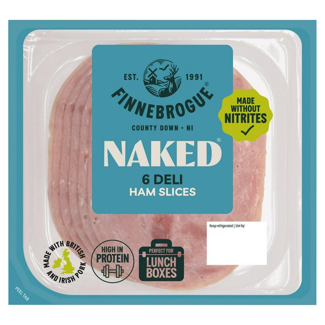 Finnebrogue Naked Deli Ham Slices x5 100g