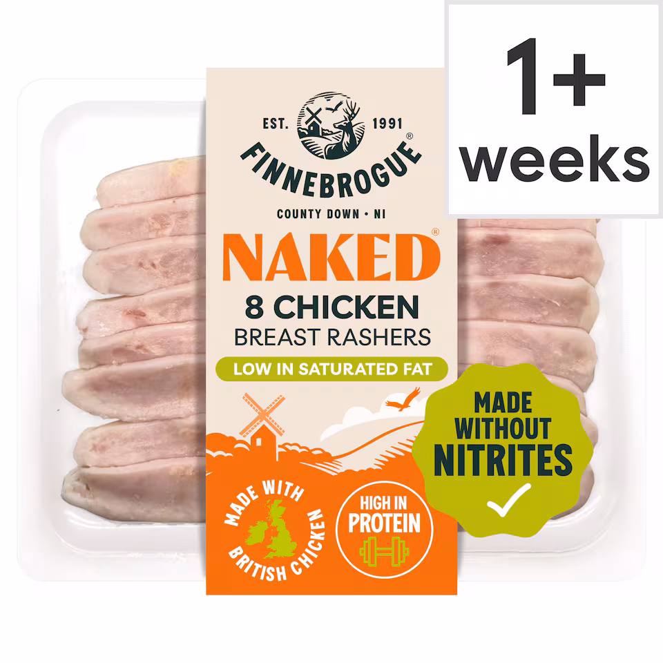 FINNEBROGUE Naked 8 Chicken Rashers 200g