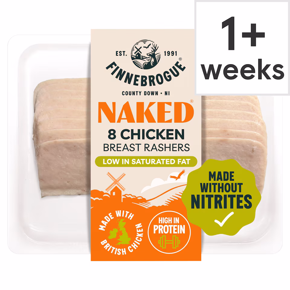 FINNEBROGUE Naked 8 Chicken Rashers 200g