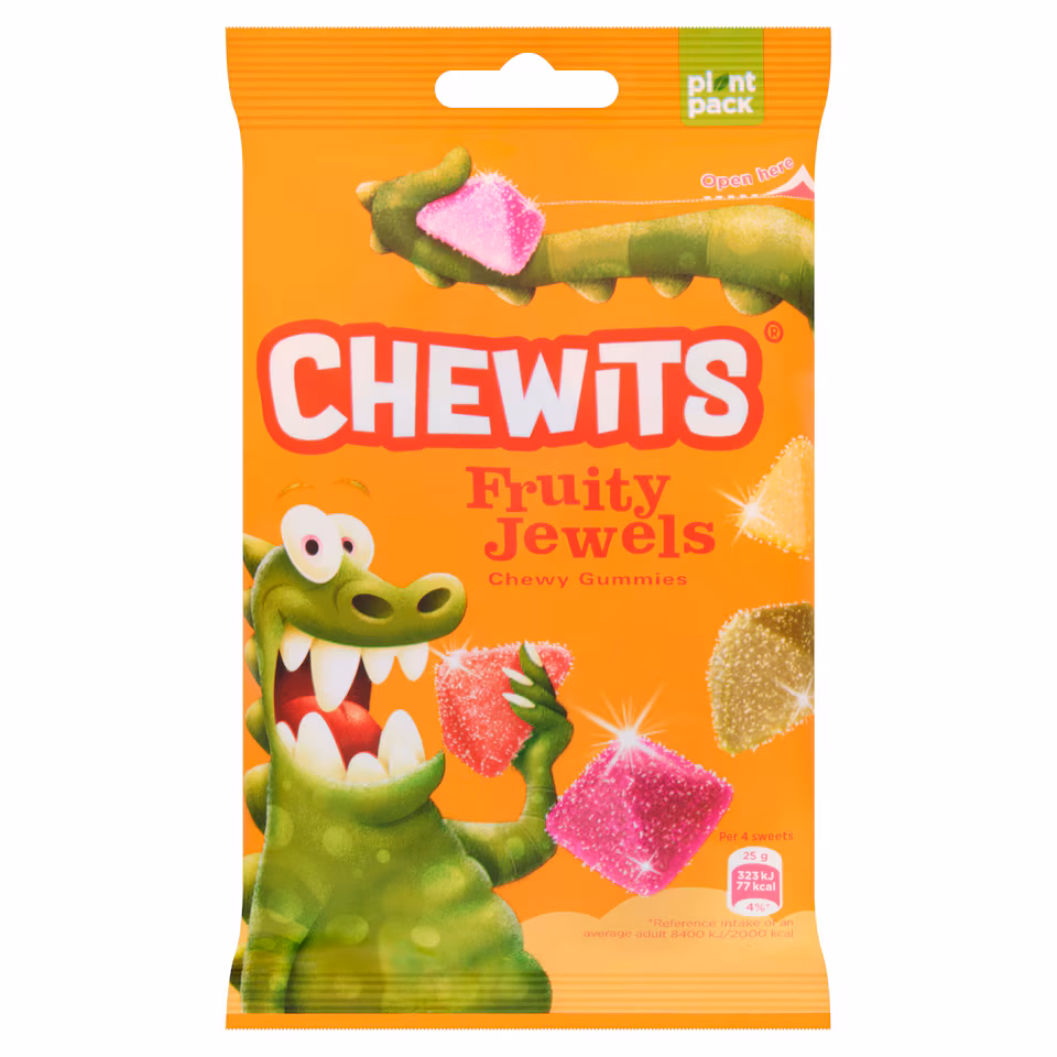 Chewits Fruity Jewels Sweet Mix 125g
