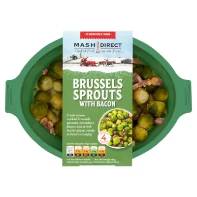 Mash Direct Brussels Sprouts with Bacon 280g