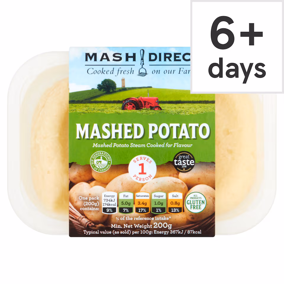 Mash Direct Mashed Potato For One 200G