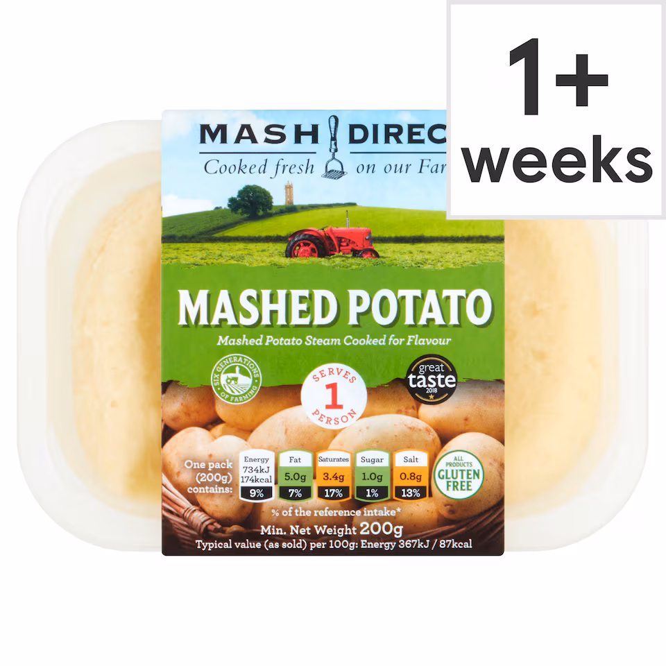 Mash Direct Mashed Potato For One 200G