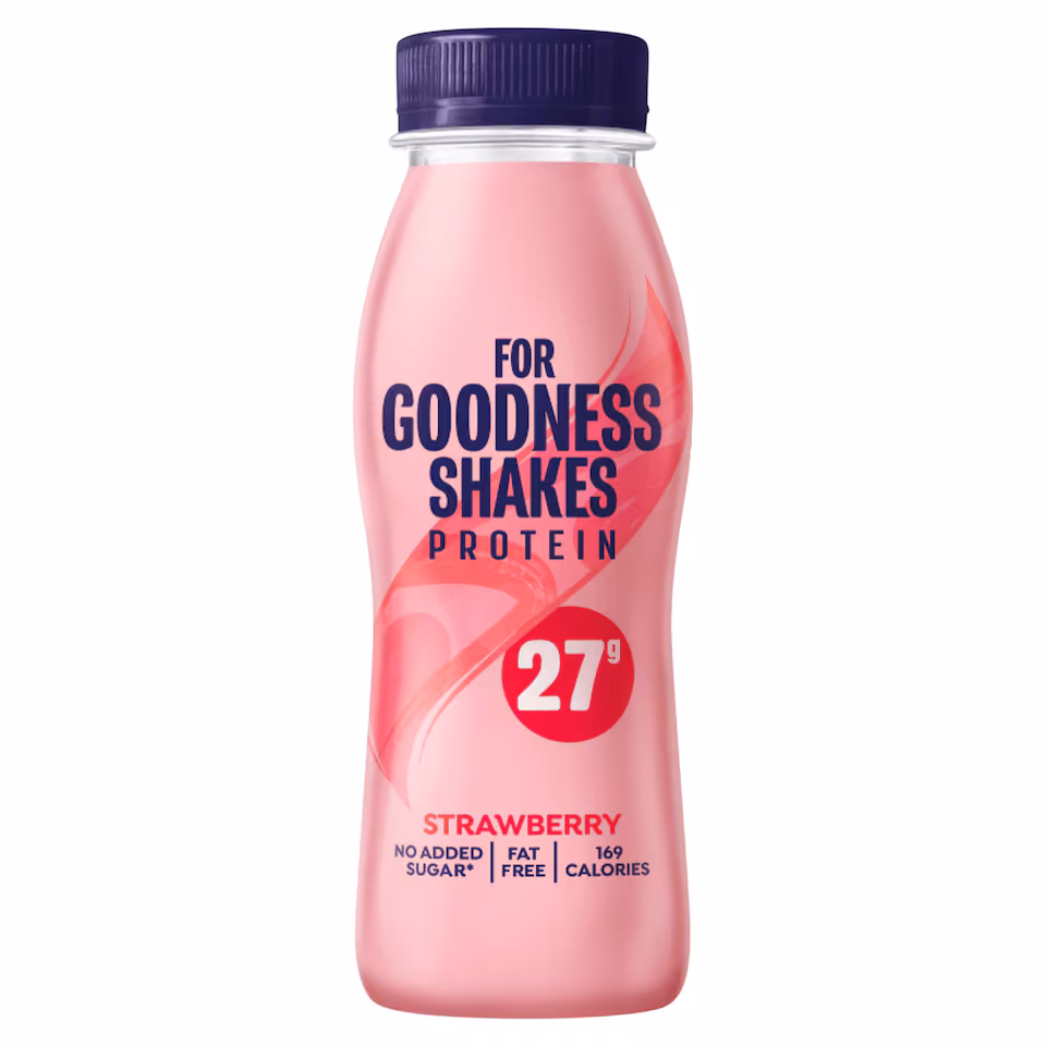 For Goodness Shakes Protein Strawberry Shake 250ml