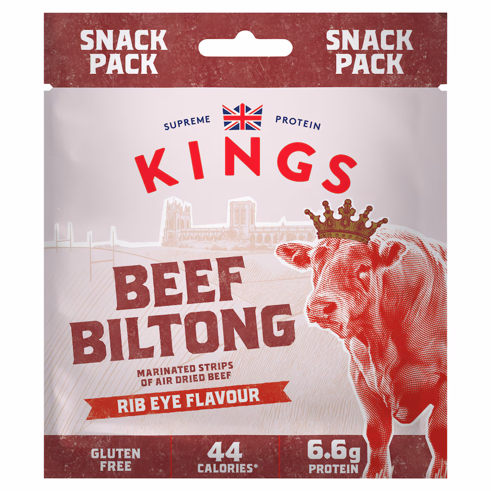 Kings Beef Biltong Rib Eye Flavour 20g