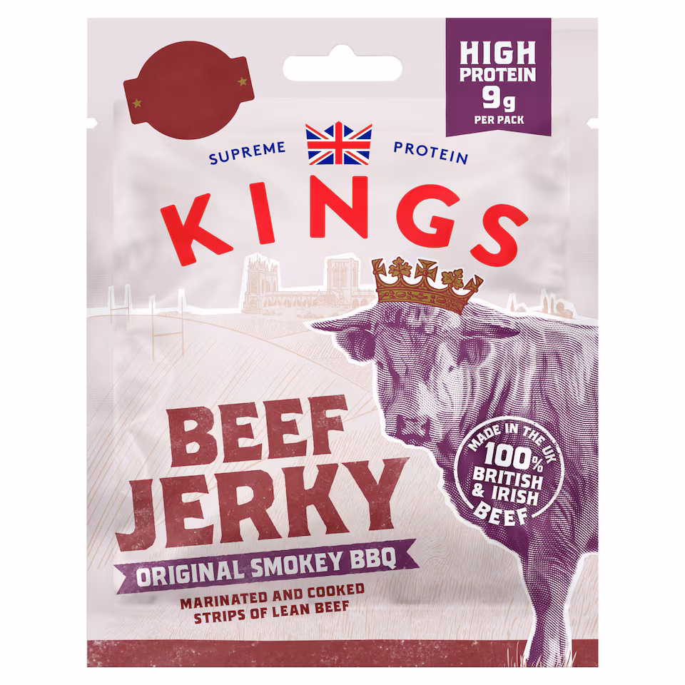 Kings Beef Jerky Original Smokey BBQ 25g