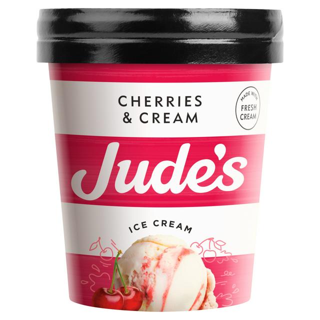 Jude's Cherries & Cream Ice Cream 460ml