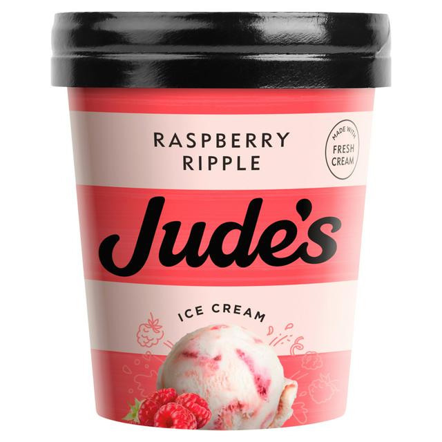Jude's Raspberry Ripple Ice Cream 460ml