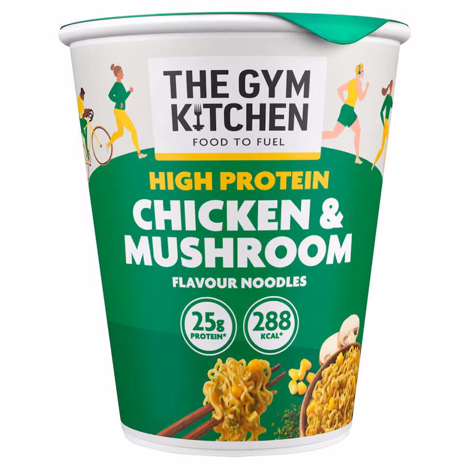 The Gym Kitchen High Protein Chicken & Mushroom Flavour Noodles 64g