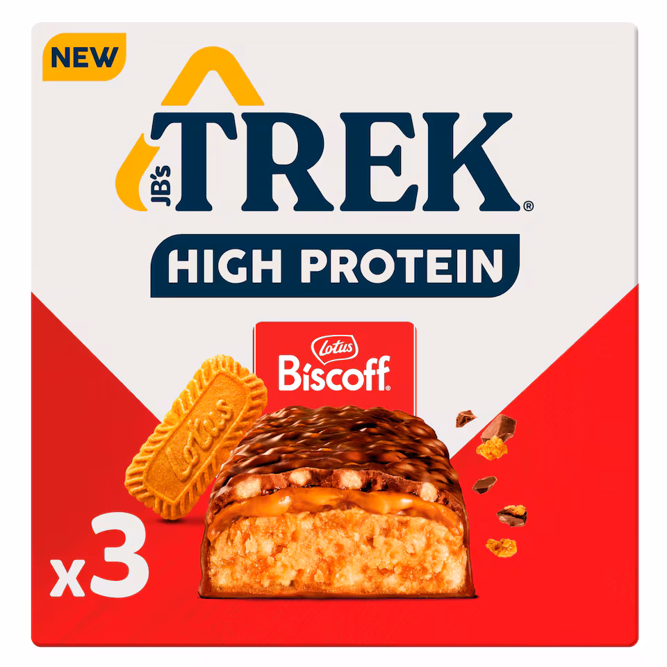 Trek High Protein Lotus Biscoff 3X44g