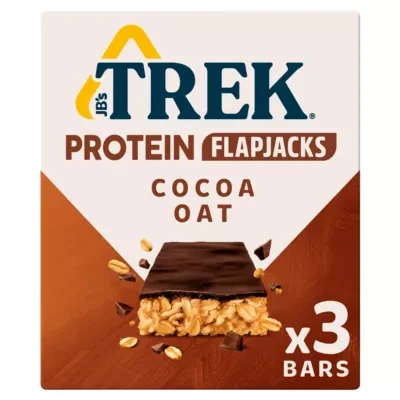 Trek Cocoa Oat Protein Flapjack 3 x 40g