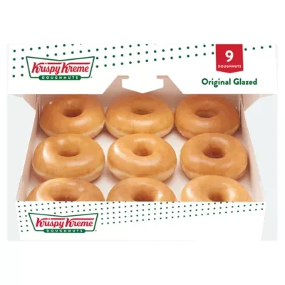 Krispy Kreme 9 Original Glazed Doughnuts