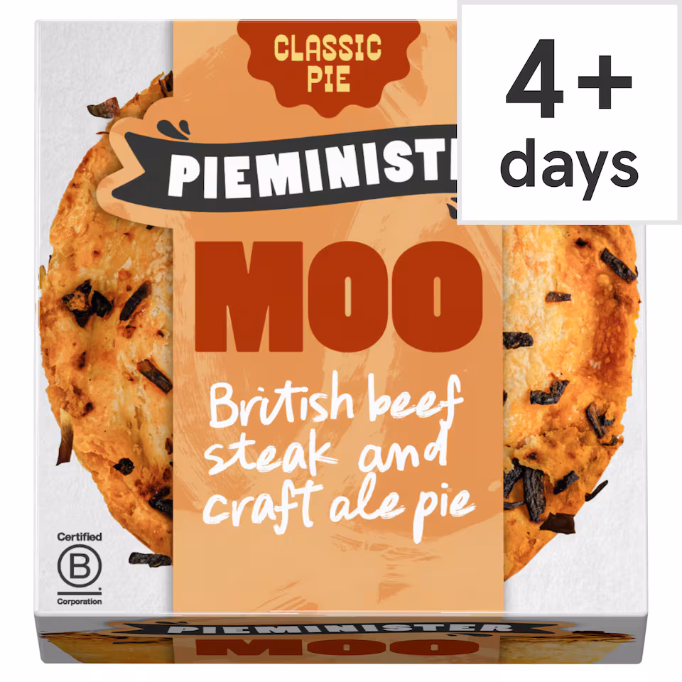 Pieminister Moo Pie with British Beef Steak & Ale 255G