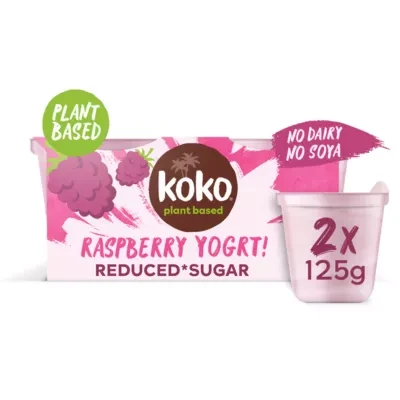 Koko Dairy Free Raspberry Yogrt 2 x 125g (250g)