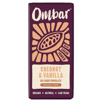 Ombar Vegan Centres Coconut & Vanilla Bar