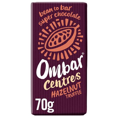 Ombar Vegan Centres Hazelnut Truffle Bar
