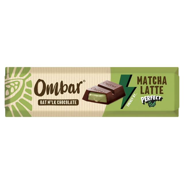 Ombar 42g Matcha Latte Oat Milk Chocolate Bar