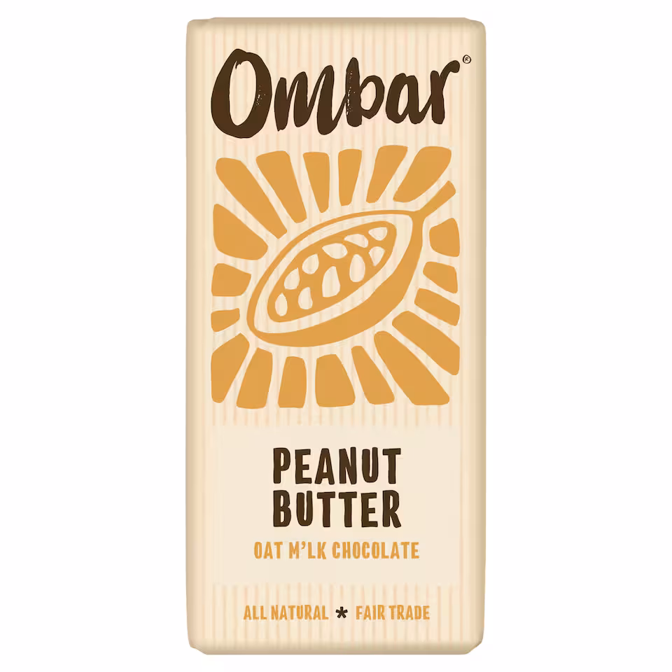 Ombar Oat M'lk Peanut Butter chocolate bar 70g