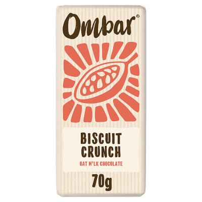 Ombar Biscuit Crunch Oat M'lk Chocolate Bar