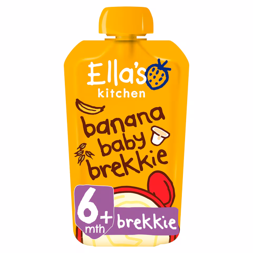 Ella's Kitchen Organic Banana Baby Brekkie 100G