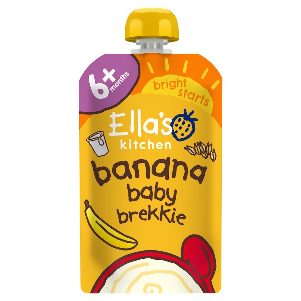 Ella's Kitchen Organic Banana Baby Brekkie 100G