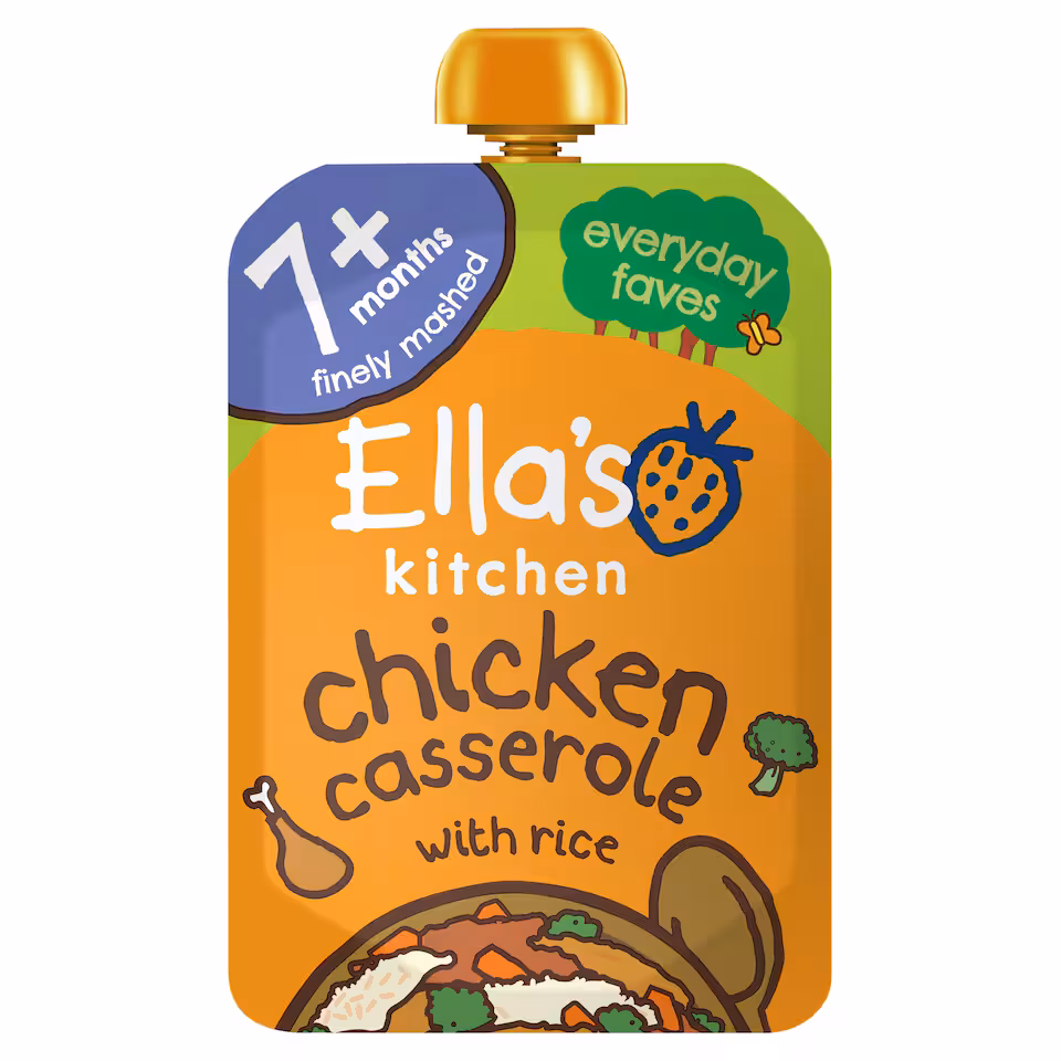Ella's Kitchen Chicken Casserole With Rice 130G