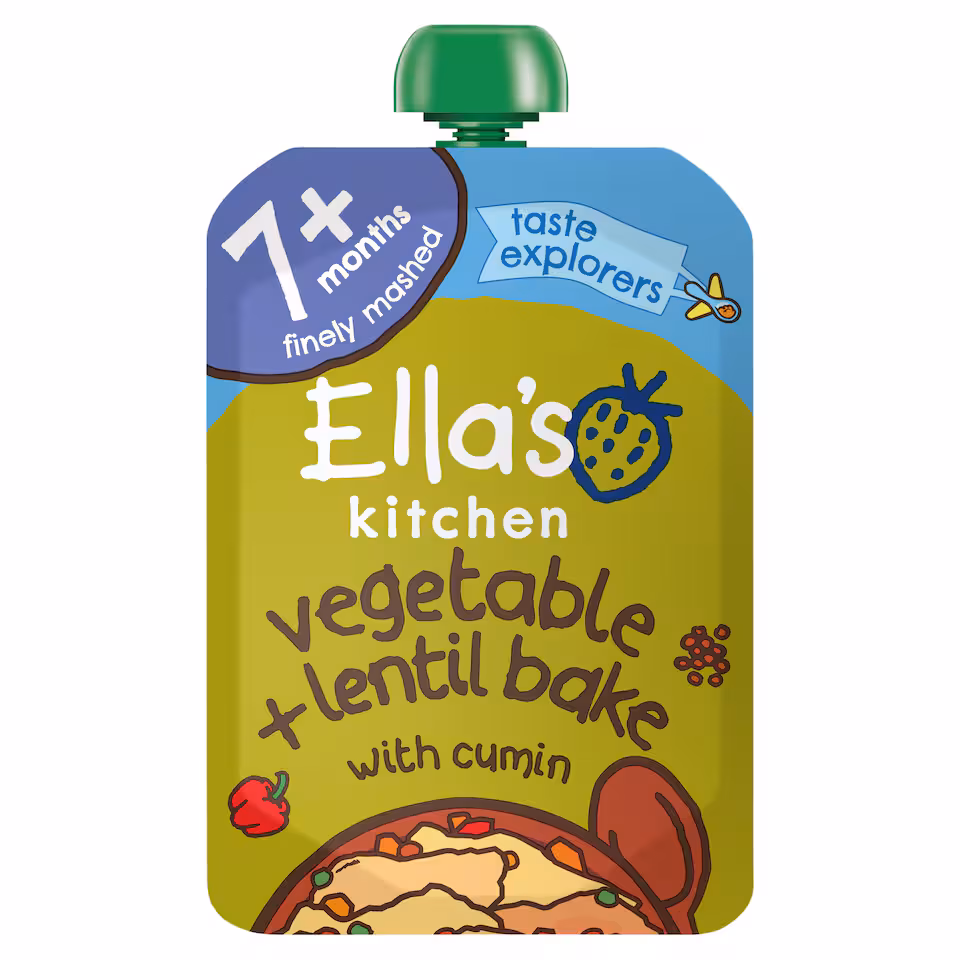 Ella's Kitchen Vegetable Bake With Lentils 130G