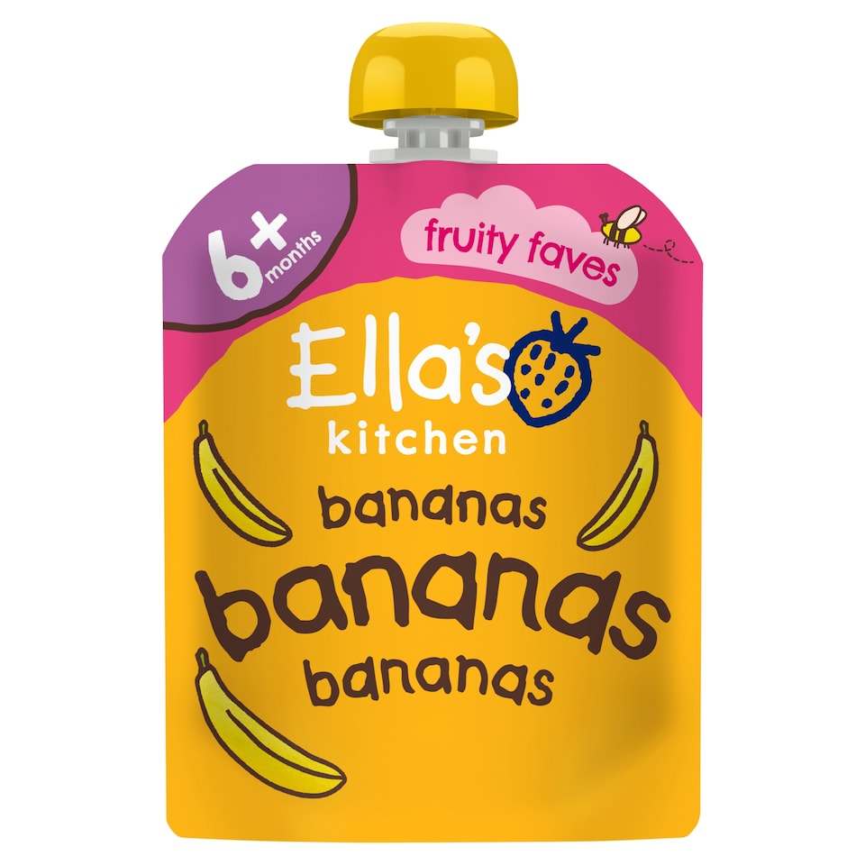 Ella's Kitchen Organic Bananas First Tastes Baby Pouch 6+ Months 70g
