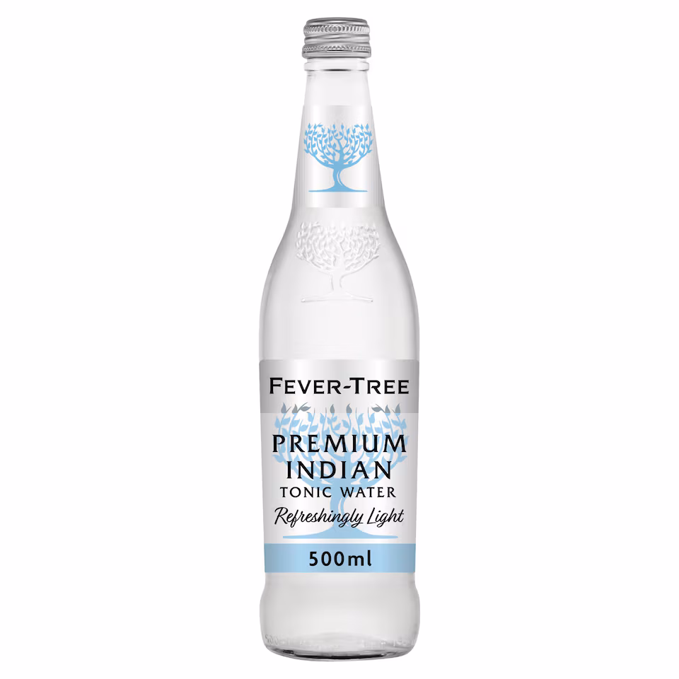 Fever-Tree Refreshingly Light Indian Tonic Water Bottle 500ml
