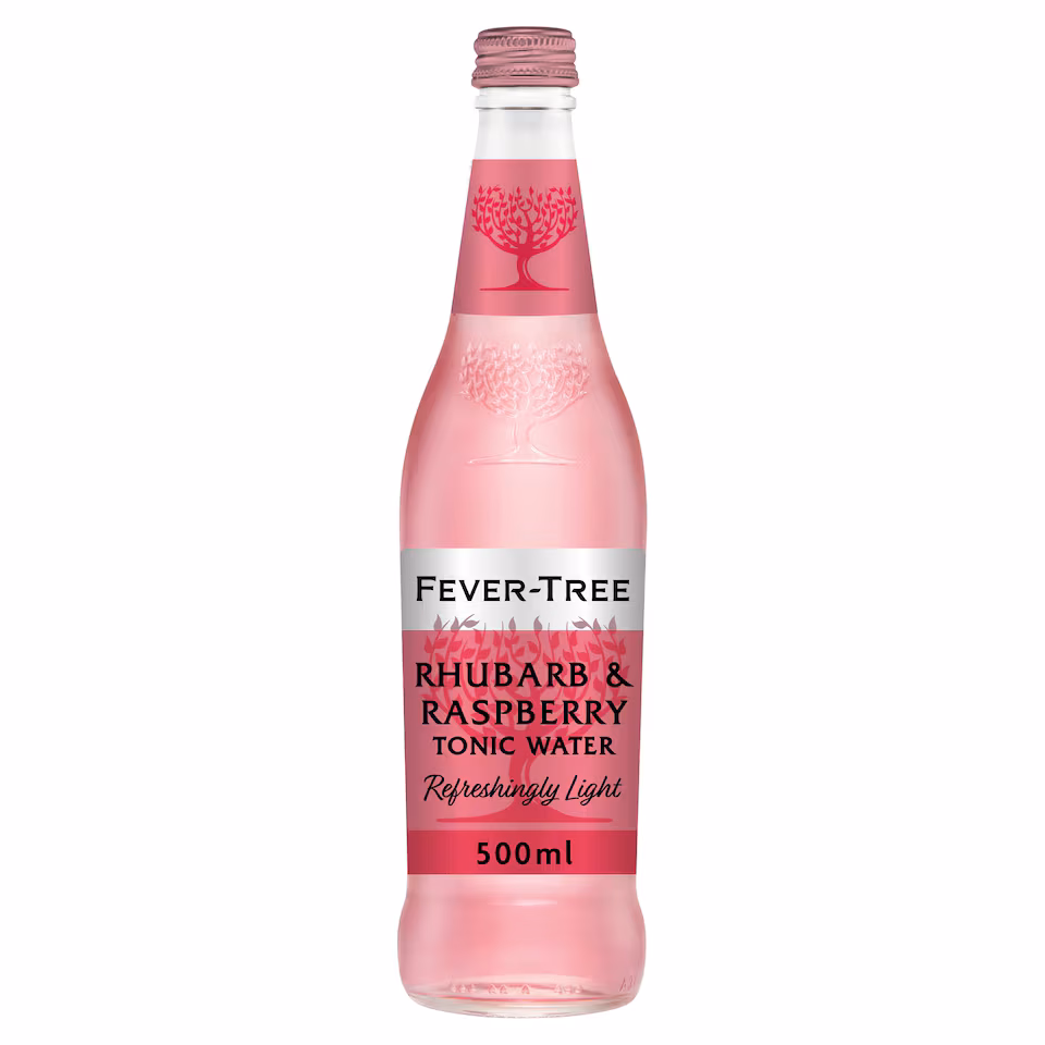Fever Tree Rhubarb & Raspberry Tonic Water 500Ml
