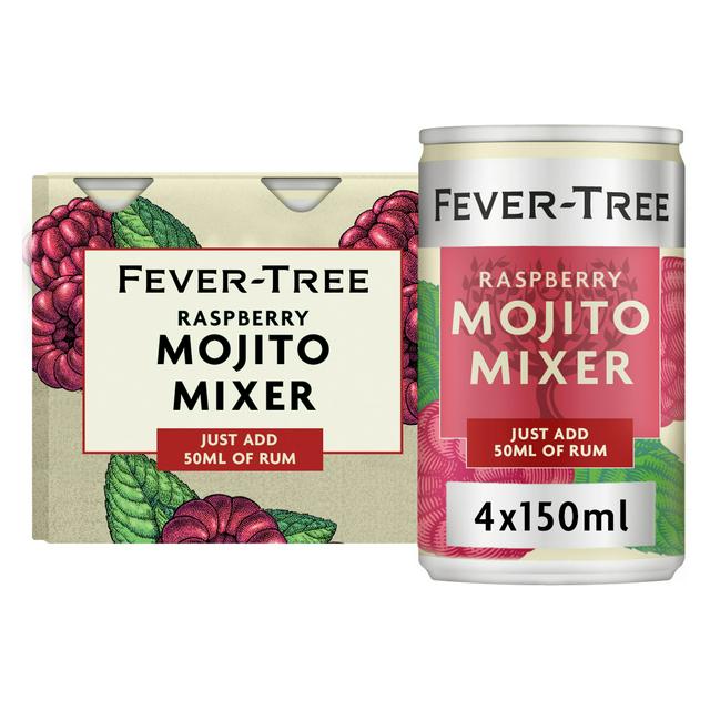 Fever-Tree Raspberry Mojito Mixer 4 x 150ml