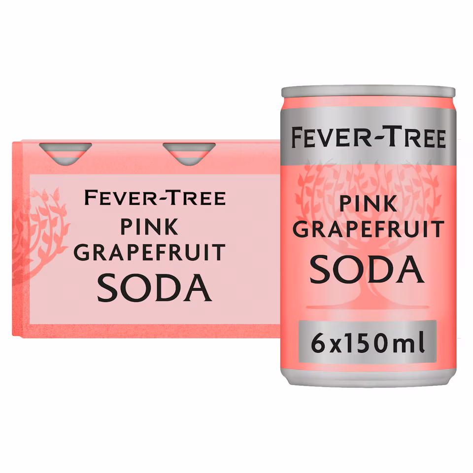 Fever-Tree Pink Grapefruit Soda 6x150ml